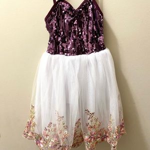 Girls sequin dress